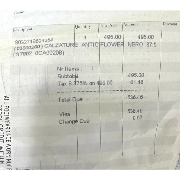 Prada Calzature Donna NIB vtg Stiletto heels nero black Perf Size 37.5/7.5 RARE - Picture 11 of 12